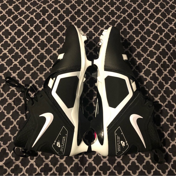 Nike Alpha Menace Pro 3 Mid Football Cleats Black  Mens Size 11 NEW CT6649-001 main image 6